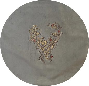 Cushion Cover - Floral Reindeer