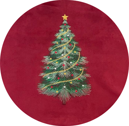 Cushion Cover - Spikey Christmas Tree