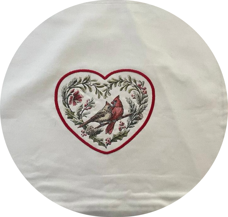 Cushion Cover - Robin Heart