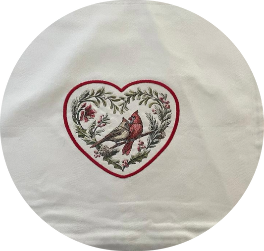 Cushion Cover - Robin Heart