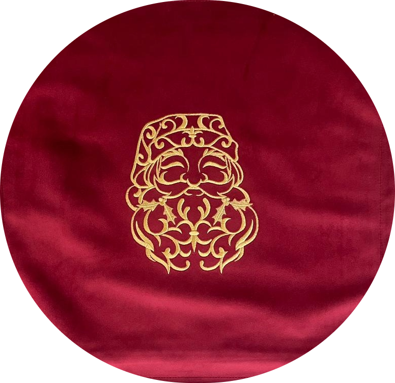 Cushion Cover - Santa Outline