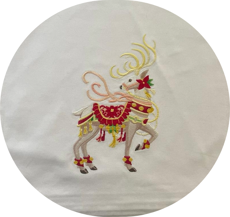 Cushion Cover - Decorative Reindeer